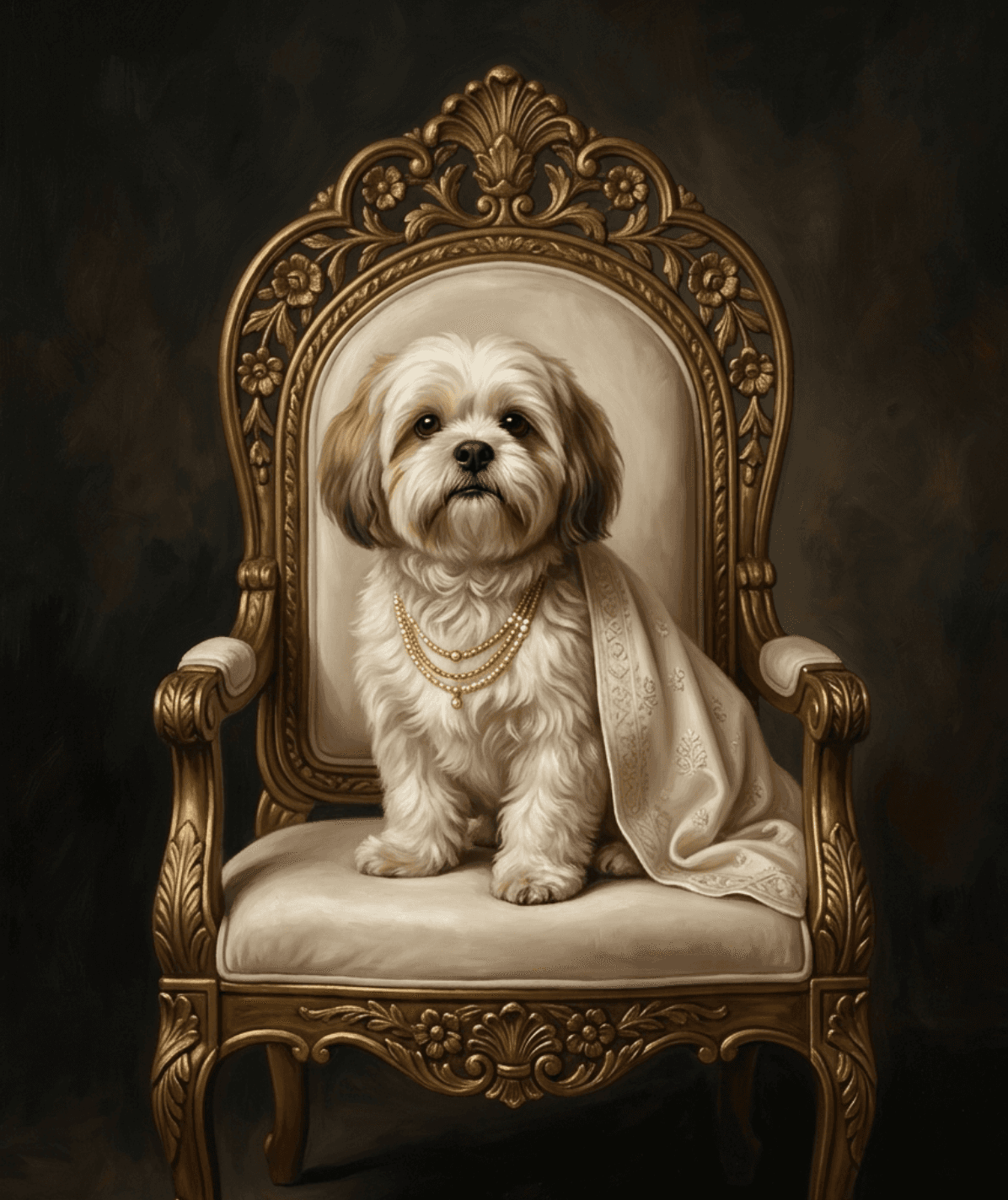 Mughal Royal Pet Portrait